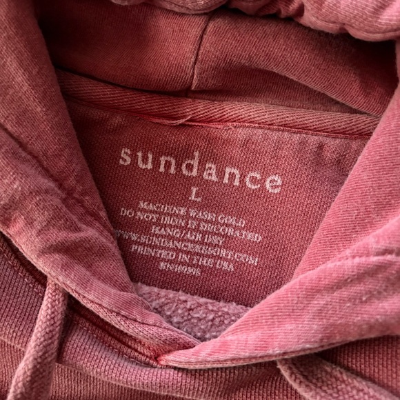 Sundance Women’s Pink Hoodie Sweater Size Large - Picture 6 of 8